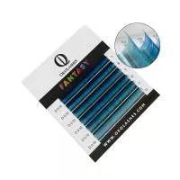 Ресницы Professional Fantasy (бирюзово-синий) Oko Lashes