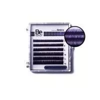 Двухтоновые ресницы Be Perfect (Би Перфект) фиолетовые, миксы 6 линий