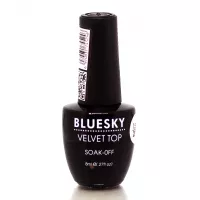 BlueSky, Топ для гель-лака матовый Velvet, 8 мл