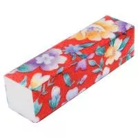 Блок четырехсторонний шлифовальный цветной (08 Розочки) Irisk