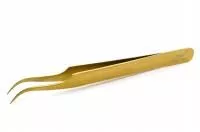 Пинцет С-тип 07, золото Пинцет С-тип 07, золото