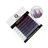 Ресницы Professional Fantasy (бирюзово-розовый) Oko Lashes
